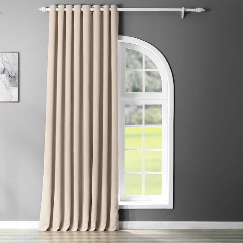 Exclusive Fabrics Extra Wide Room Darkening Grommet Curtain Panel - 100 x 108