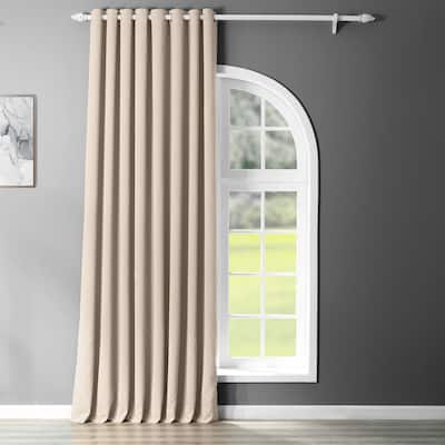 Exclusive Fabrics Extra Wide Room Darkening Grommet Curtain 120 Inch (1 Panel)