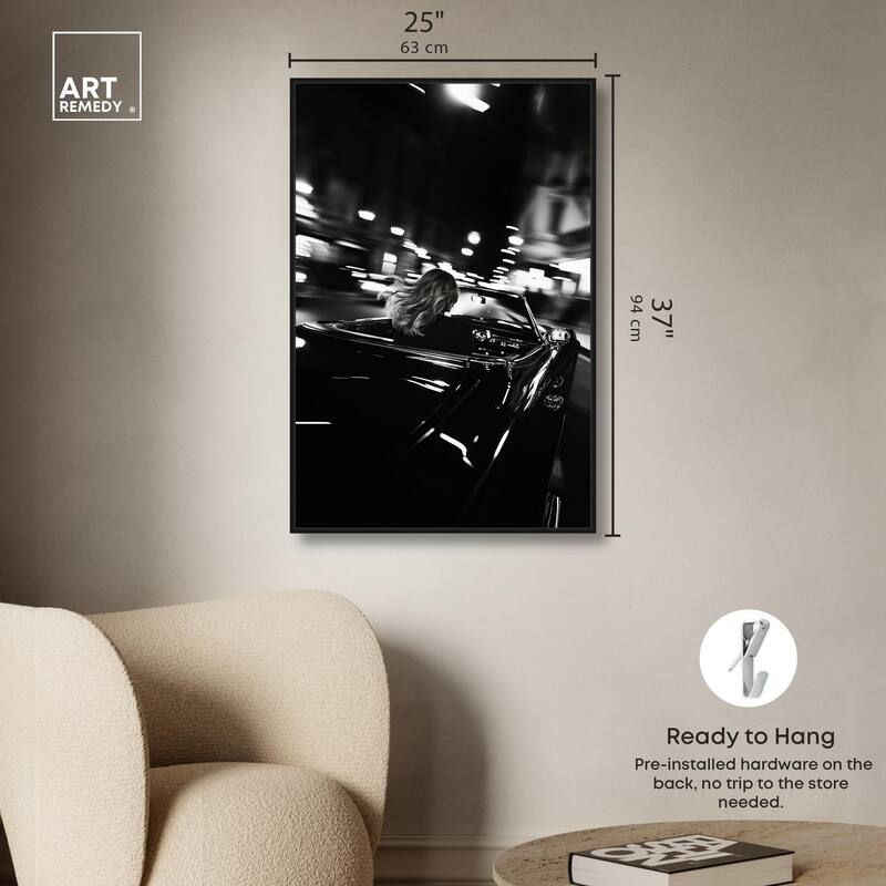 Night Ride Rhapsody Canvas by Art Remedy