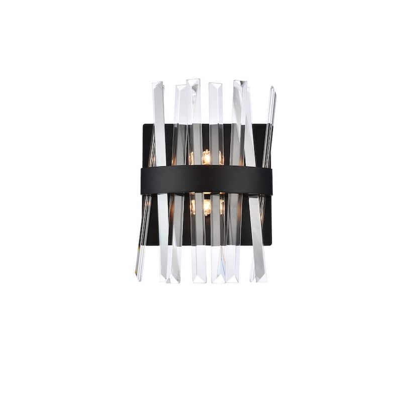 Indigo Home 8 inch crystal bath sconce