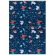 preview thumbnail 3 of 1, SAFAVIEH Tacoma Kids Abygael Kids & Tween Rug 4' x 6' - Navy/Rust - Rectangle