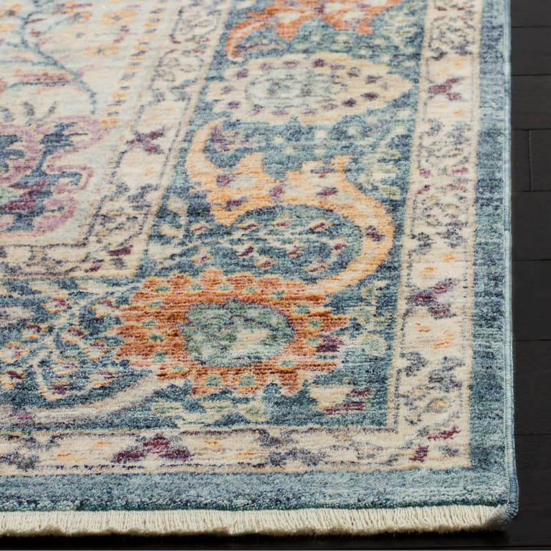 SAFAVIEH Illusion Alisa Vintage Boho Oriental Viscose Rug with