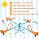 preview thumbnail 6 of 10, Engaging Outdoor Kids Spinning Seesaw Balance and Coordination Fun - 72"L x 29.7"W x 16.5"H