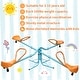 preview thumbnail 3 of 7, Roomfitters 360° Spinning Seesaw Sit and Spin Teeter Totter Playground Equipment for Backyard Use, Multicolor