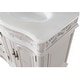 preview thumbnail 10 of 9, Elegant Lighting VF-1049-VW Windsor 60" Free Standing Double Basin