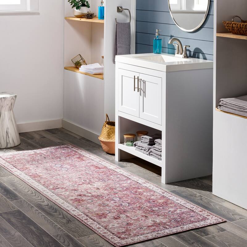 Artistic Weavers Caron Persian Border Area Rug - 2'6" x 7'6" Runner