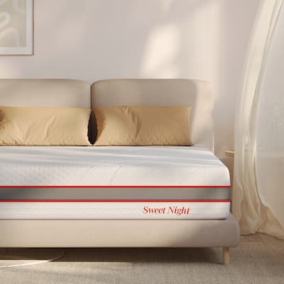 Sweetnight 12-inch Medium Firm Gel Memory Foam Mattress