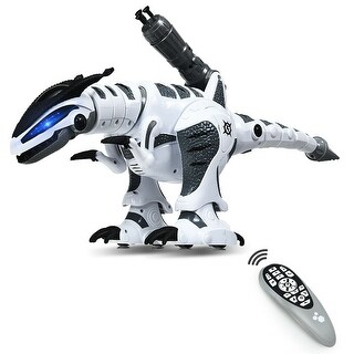 white robot dinosaur toy