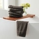 preview thumbnail 170 of 197, Linery & Co. Cotton Diamond Waffle Texture Bath Towels Hand Towel (Pack of 6) - Midnight