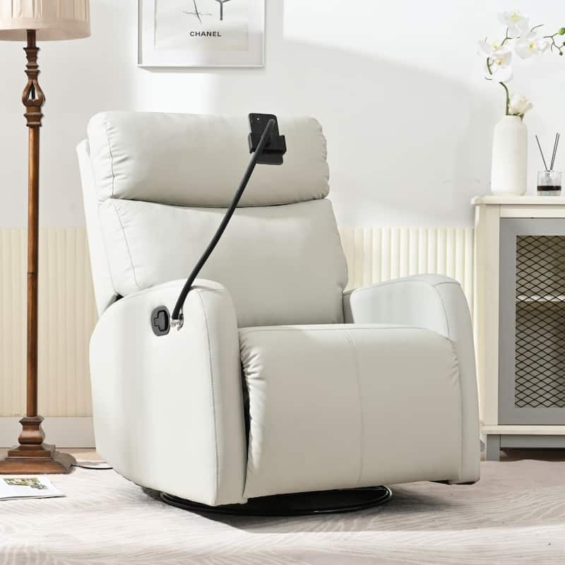 Modern Small Rocking Swivel Recliner Chair