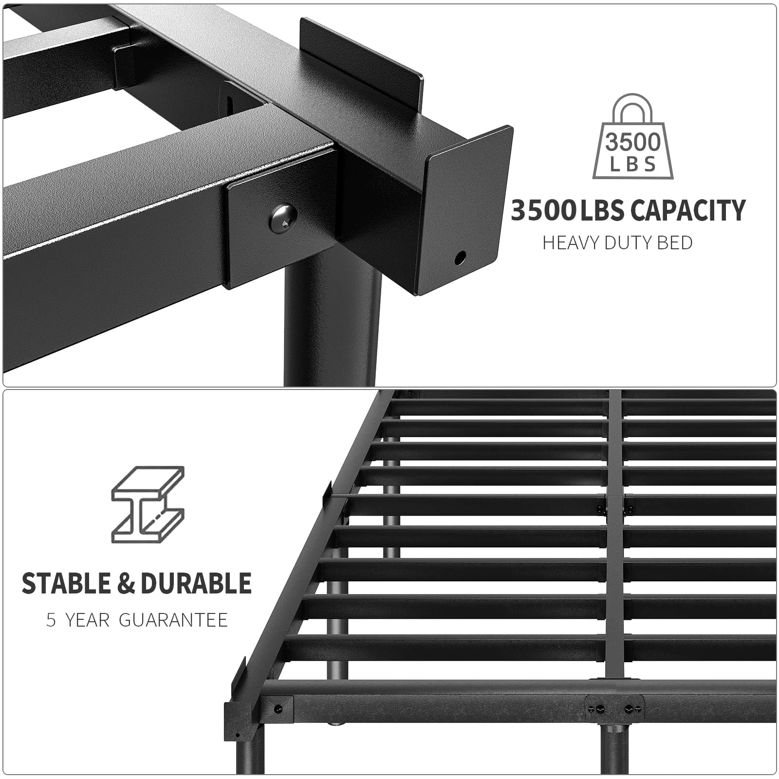 20 inch platform bed frame queen cheap