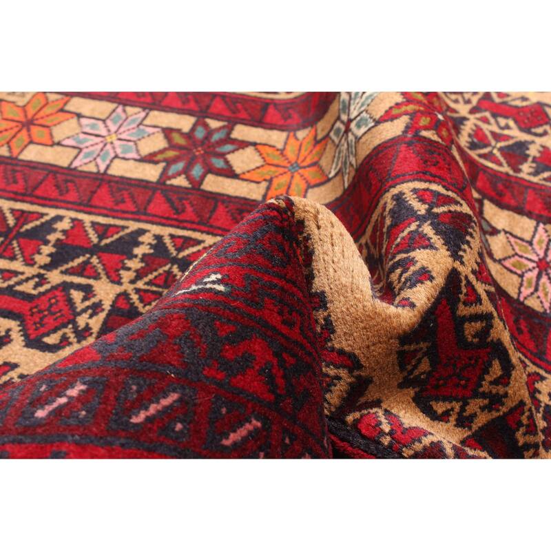 ECARPETGALLERY Hand-knotted Teimani Tan Wool Rug - 3'1 x 4'10