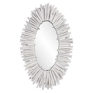 Durango White Oval Mirror - 31 x 50.1/2 x 2