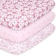 preview thumbnail 1 of 3, The Peanutshell Daisy Mini Crib, Playard Sheet 3 Pack Set