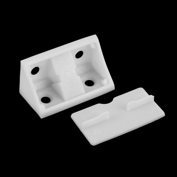 Shop Furniture Shelf Cabinet Plastic 90 Degree Angle Brackets