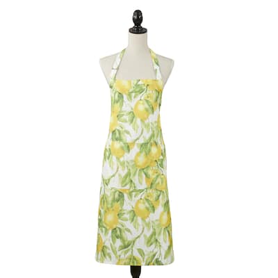 Kitchen Apron With Lemon Print - 24"x36"