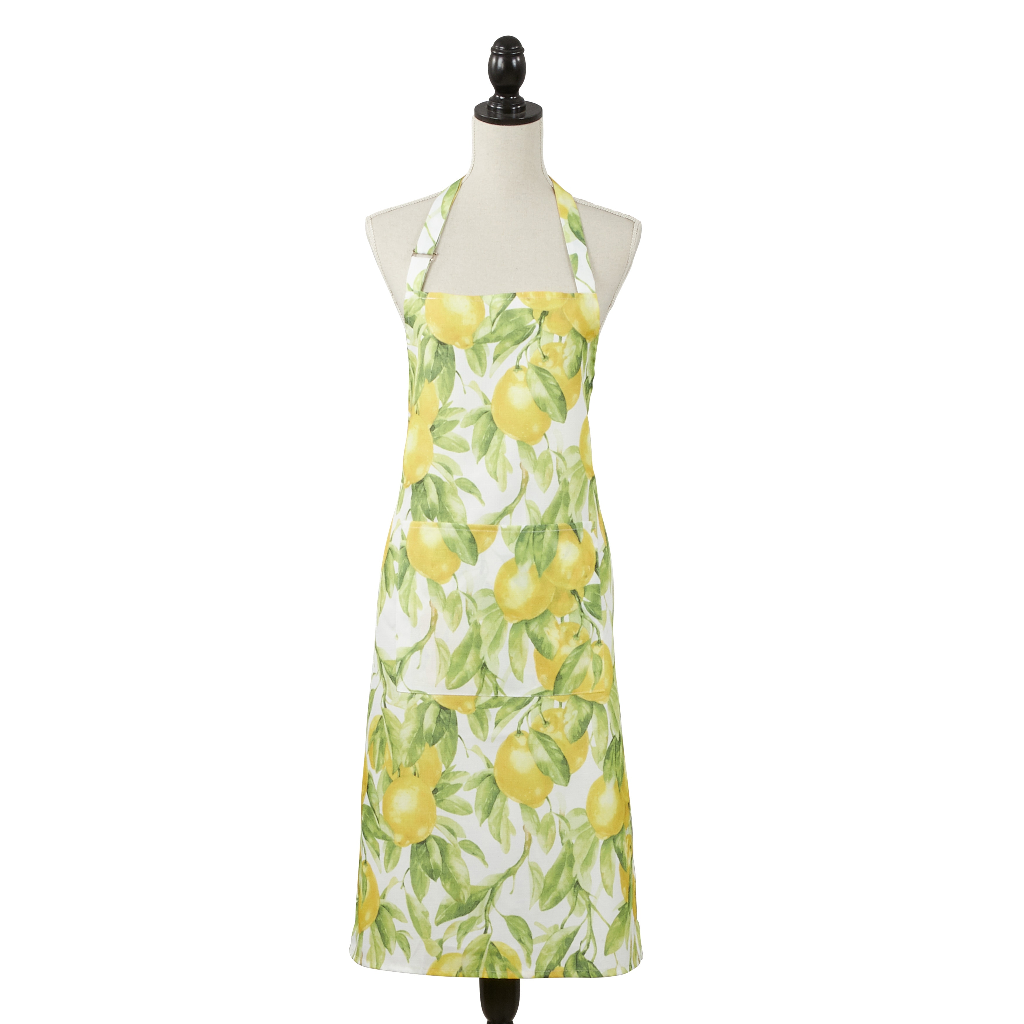 Kitchen Apron With Lemon Print - 24"x36"
