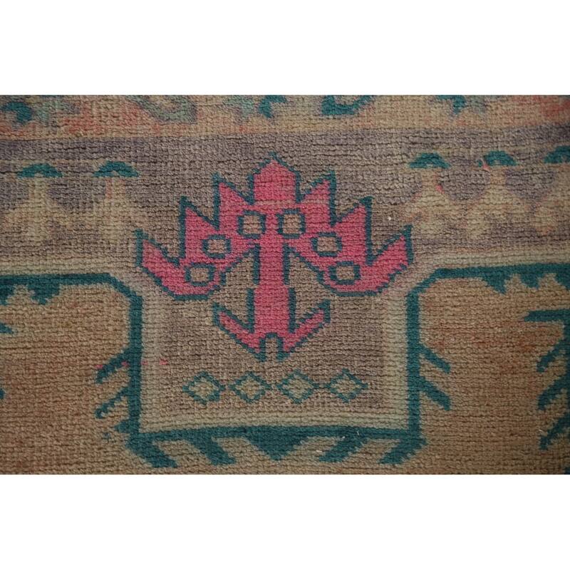 Hand Knotted Oriental 100% Wool Carpet Traditional Tribal Multi-Colored Ardebil Area Rug - 7' 4'' X 4' 0''