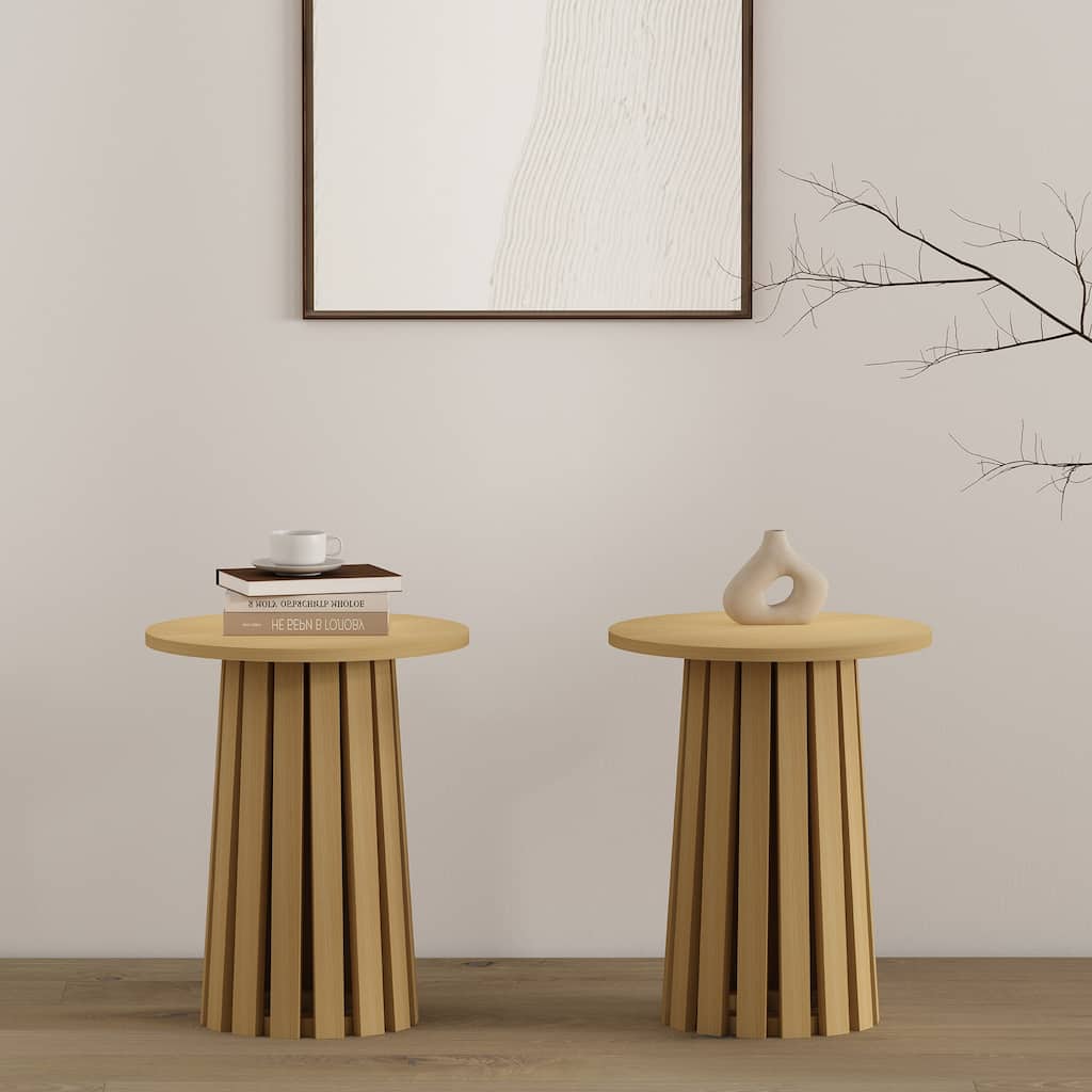 Manhattan Comfort Layla End Table - Set of 2