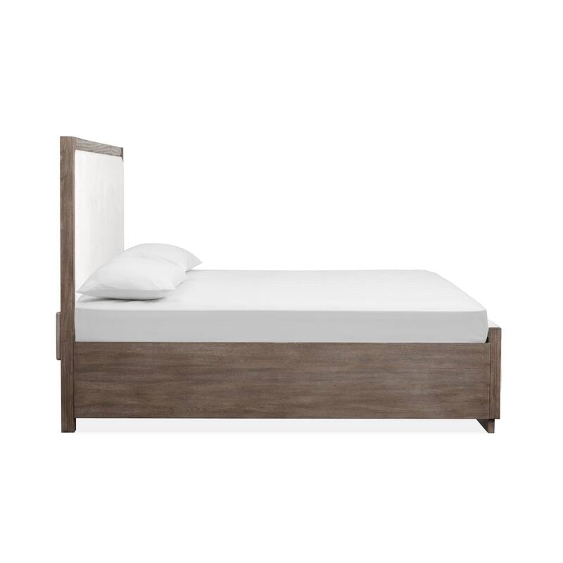 Magnussen Home Westbourne Dark Umber Upholstered Panel Bed