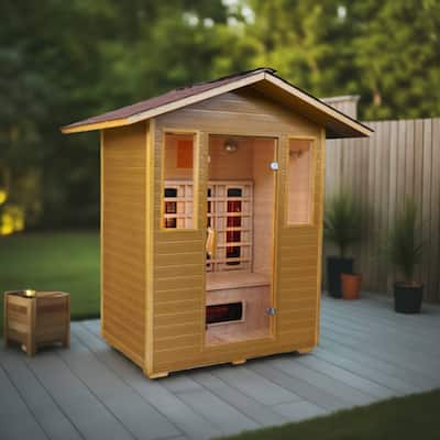 SunRay Grandby 3-Person Outdoor Infrared Sauna