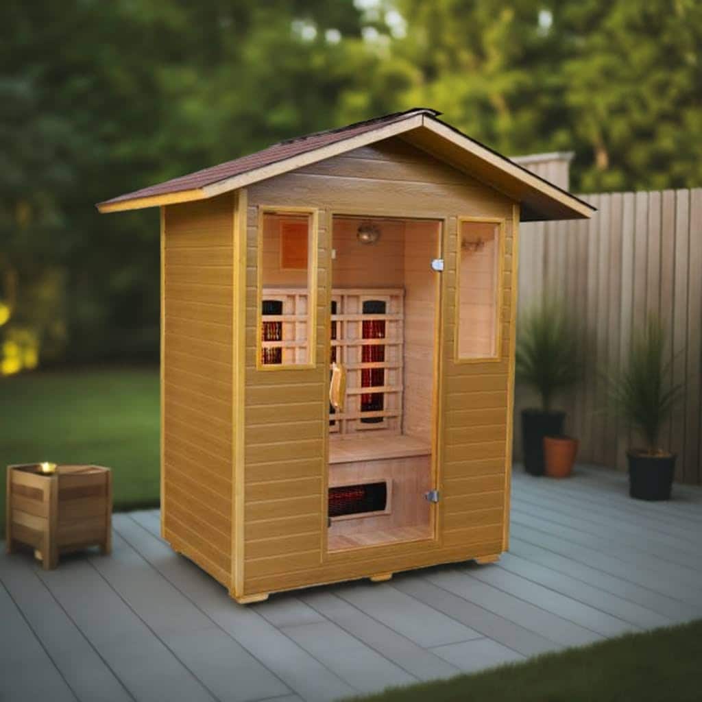 SunRay Grandby 3-Person Outdoor Infrared Sauna