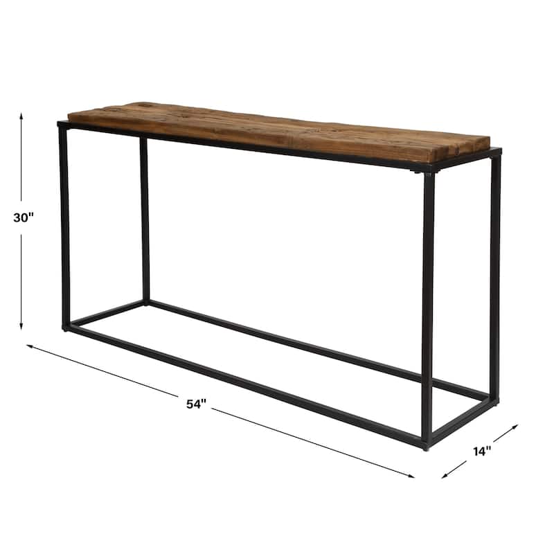 Salvaged Wooden Console Table - 54"