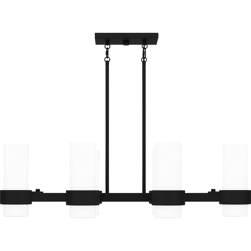 Kimora 6-Light Matte Black Island Light