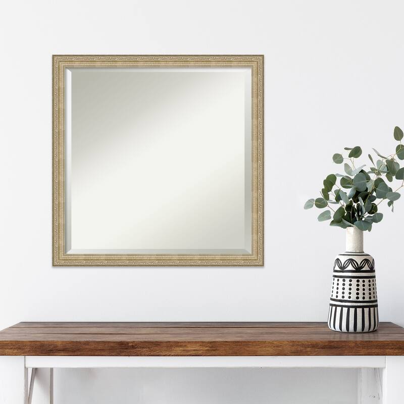 Beveled Wall Mirror - Paris Champagne Frame - Paris Champagne