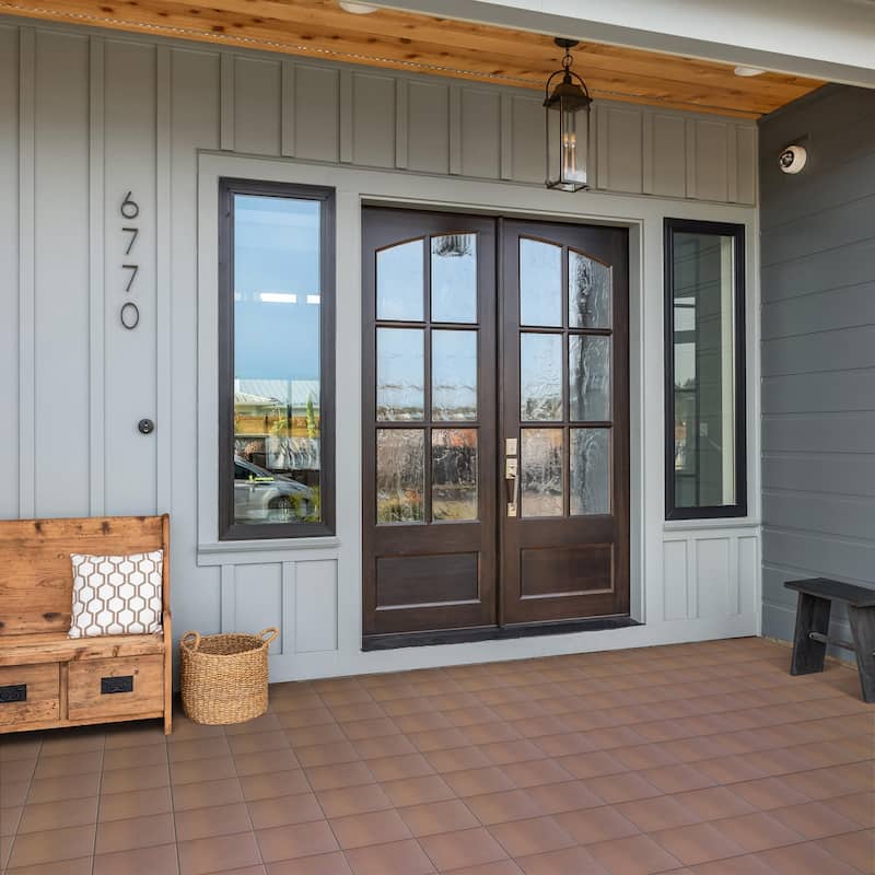 Merola Tile Quarry Flame Brown 7-3/4" x 7-3/4" Ceramic Floor and Wall Tile