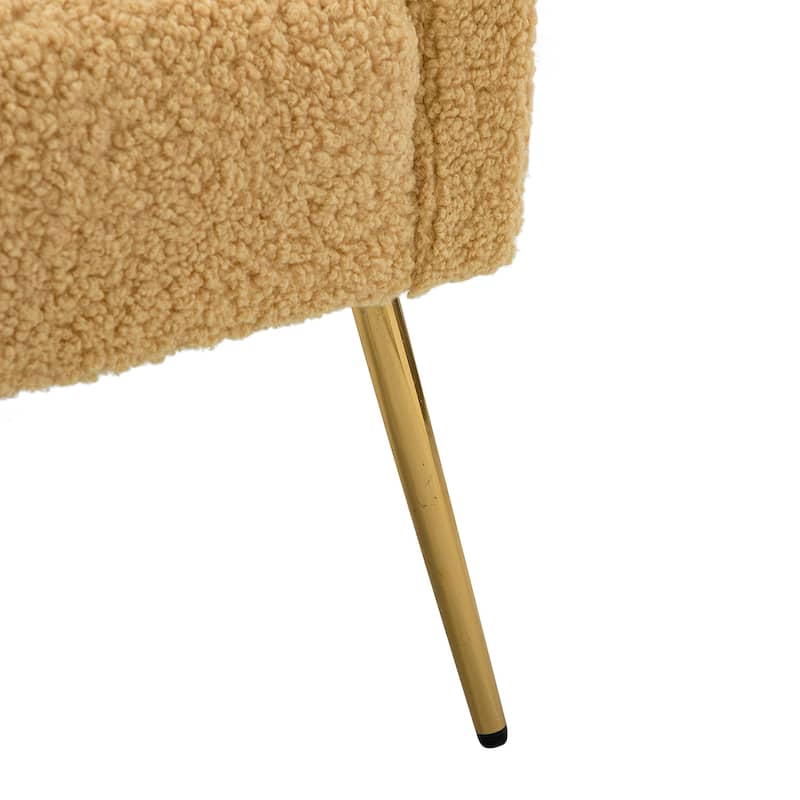 Rovigo Modern Upholstered Living Room Chair Barrel Chair with Metal Legs Set of 2 by HULALA HOME