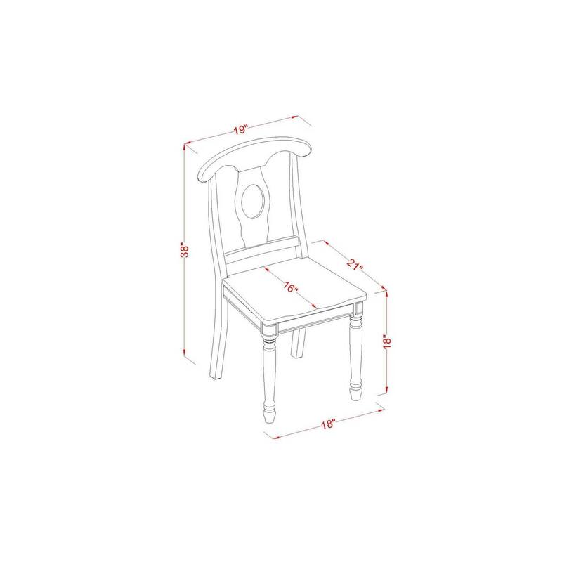 Dining Set for 2 - Kitchen Table with 2 Chairs - Small Bistro Set
