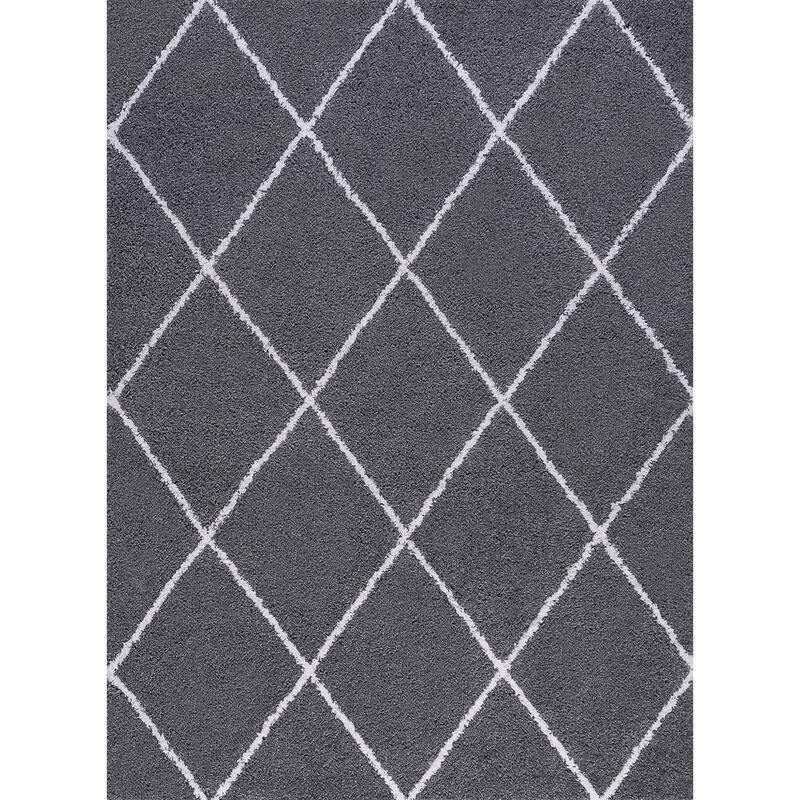 Joy Shag Moroccan Stripe Indoor Area Rug