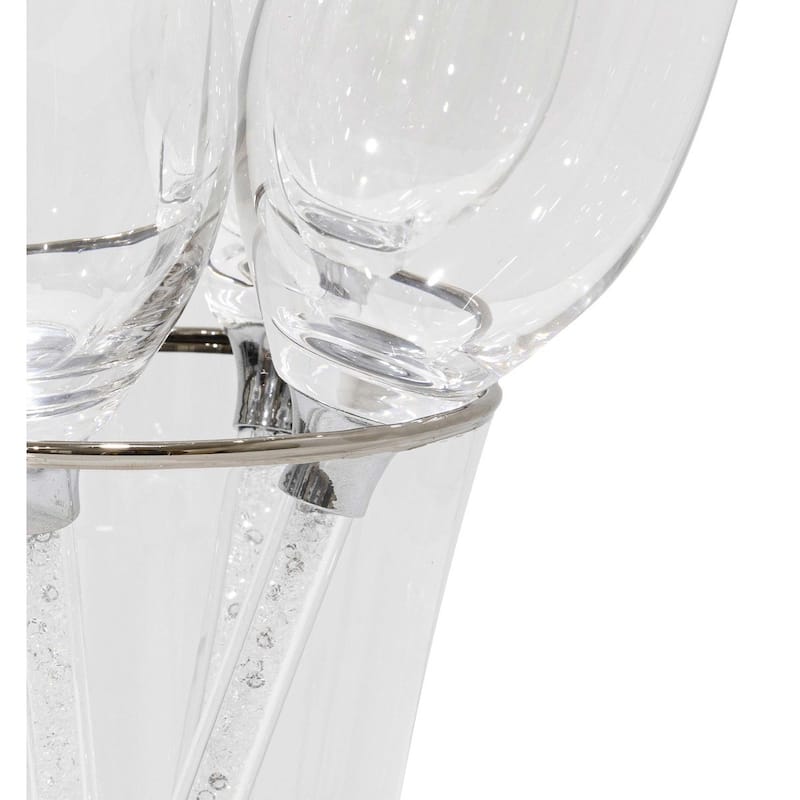 Sparkles Home Vetrina 5-Piece Crystal Toasting Set