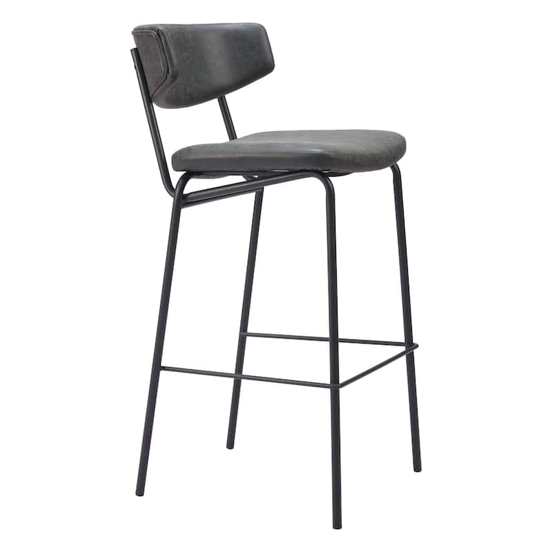 Charon Barstool Vintage Black