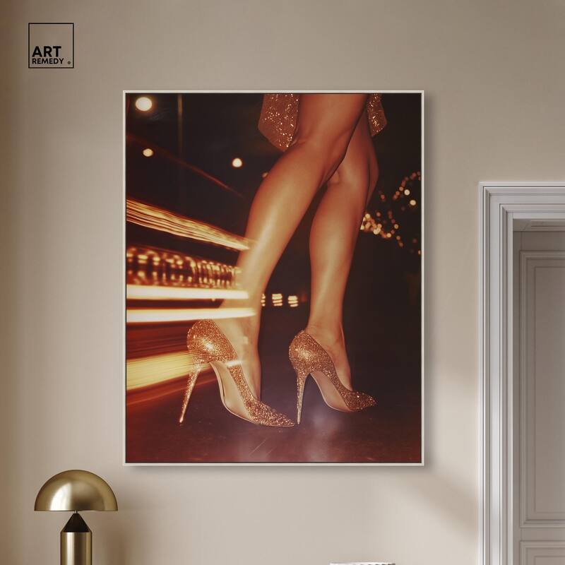 Sparkly Nights Canvas by Art Remedy