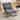 HOMEFUN Upholstered Modern Multi-Position Adjustable Wooden Base Lounge Chair with Footrest and Lumbar Pillow