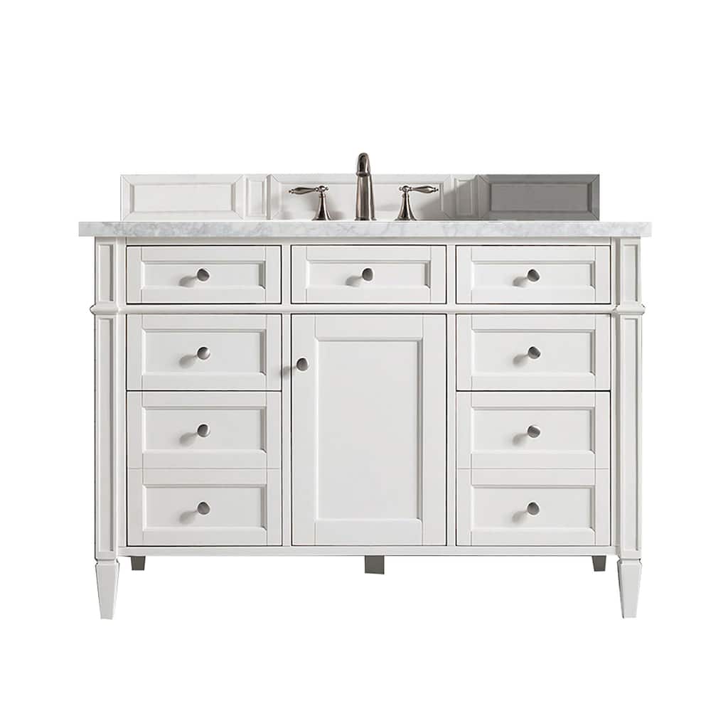 James Martin Vanities 655-V48-3CAR Brittany 48" Single Basin Poplar