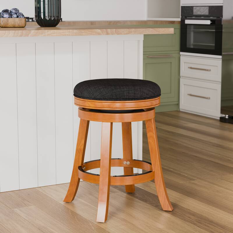 DTY Indoor Living Creede Backless Swivel Stool