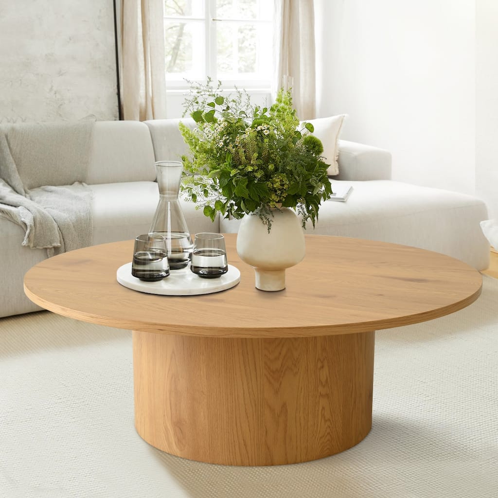 Pedestal 40" Coffee Table