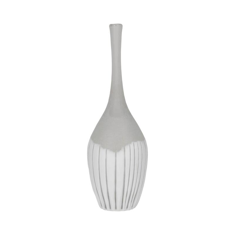 Frosted Flower Glass Vase - Elegant Sculptural Vase for Home Decor