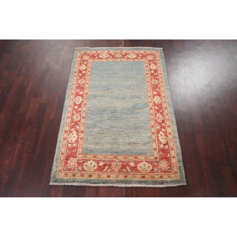 Geometric Gabbeh Kashkoli Oriental Contemporary Wool Area Rug Handmade - 3'2" x 4'8"