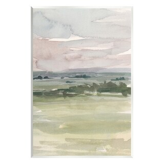 Stupell Rural Watercolor Landscape Wall Plaque Art Design By Ethan ...