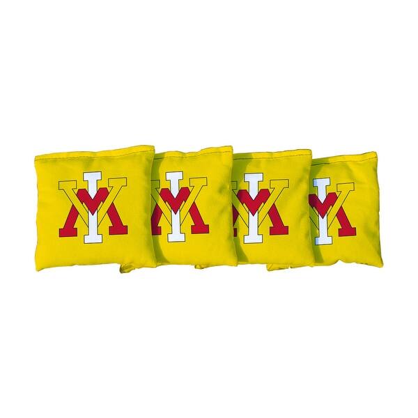 slide 2 of 3, Virginia Military Institute Yellow Cornhole Bags All-Weather Resin Filled