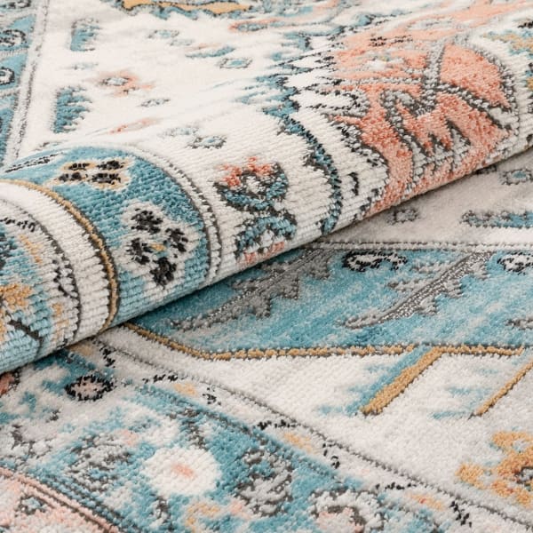 Indira Rug Ruggable Custom Size Runner Indira Jane Medallion Oriental Hallway Stair Rug ...