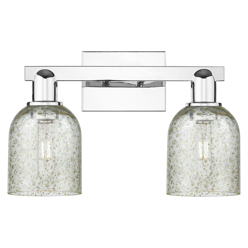 Innovations Lighting 716-2W-11-16 Caledonia Vanity Caledonia 2 Light - Polished Chrome / Mica