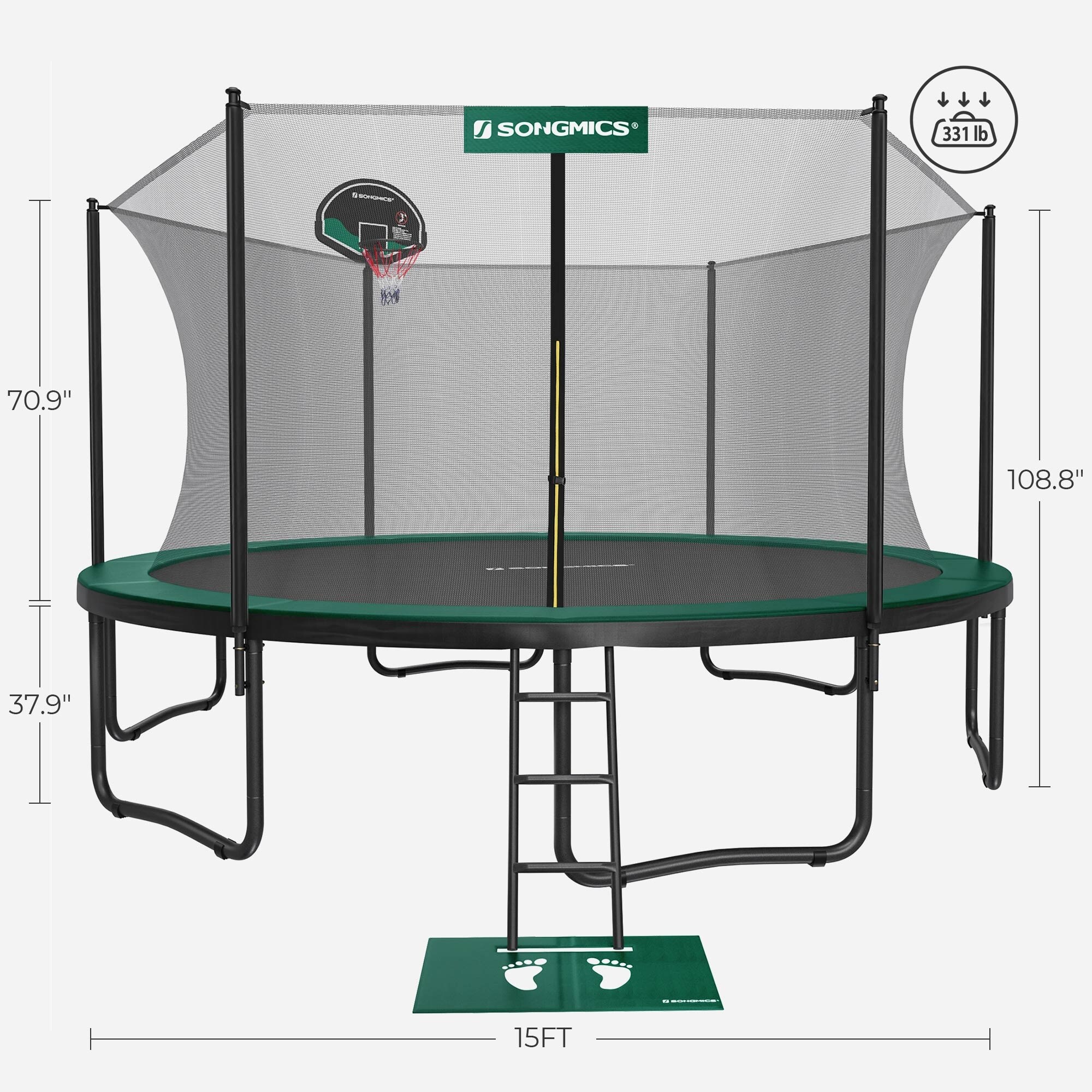 Songmics rebounder sales