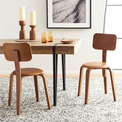 SAFAVIEH Luella Stackable Dining Chair (Set of 2)