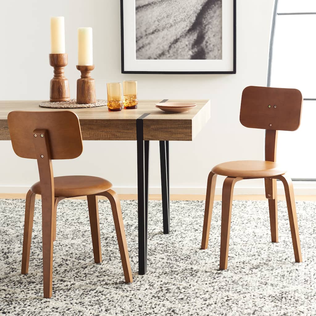 SAFAVIEH Vicie Stackable Dining Chair (Set of 2)