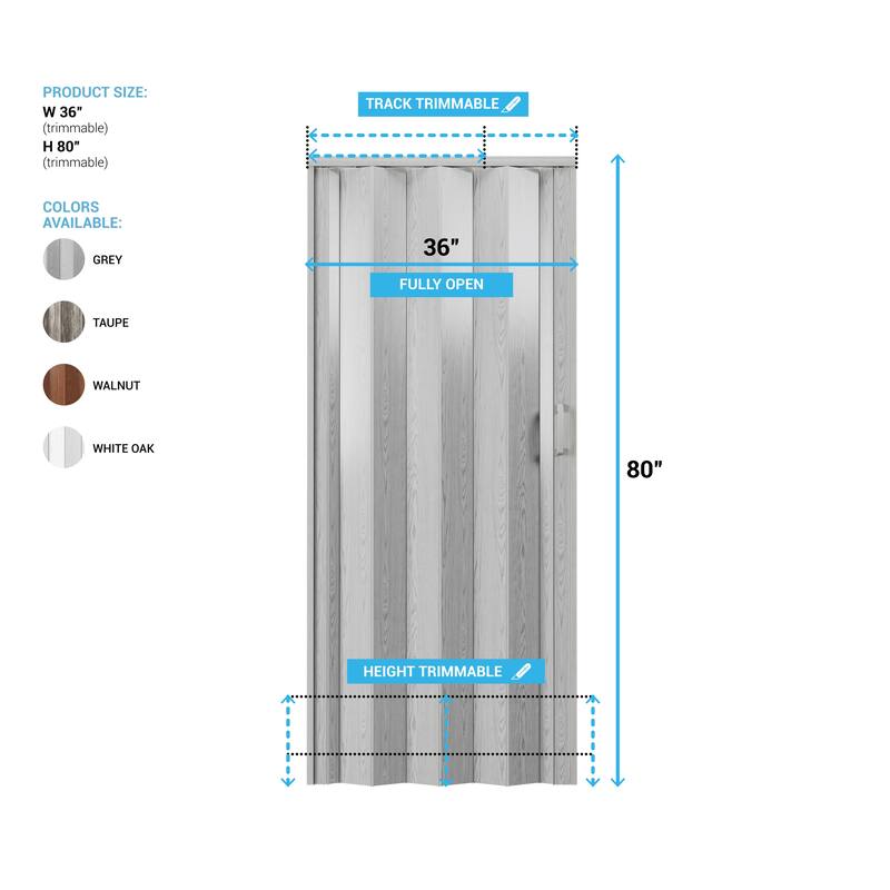 Loft Premium Double-Walled Foldable Accordion Door
